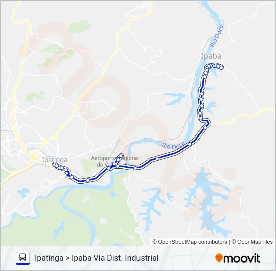UNIVALE 3183A Bus Line Map