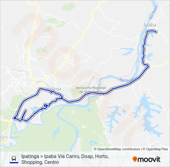UNIVALE 3183A Bus Line Map