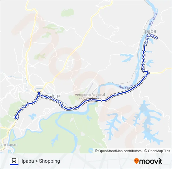 UNIVALE 3183A Bus Line Map