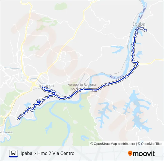 UNIVALE 3183A Bus Line Map