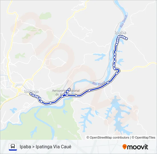 UNIVALE 3183A Bus Line Map