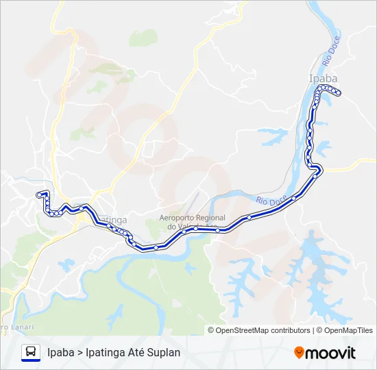 UNIVALE 3183A Bus Line Map