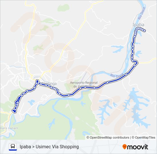 UNIVALE 3183A Bus Line Map