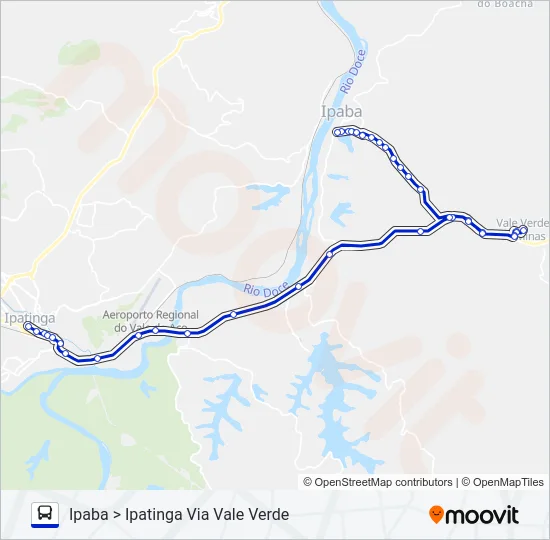 UNIVALE 3183A Bus Line Map