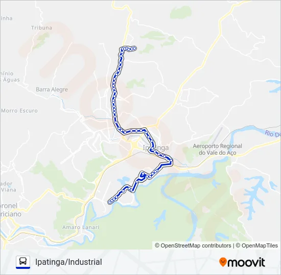 UNIVALE 3021-2 Bus Line Map