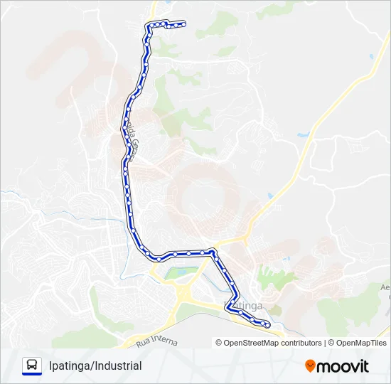 UNIVALE 3021-2 Bus Line Map