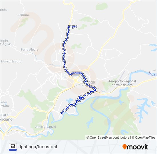 UNIVALE 3021-2 Bus Line Map