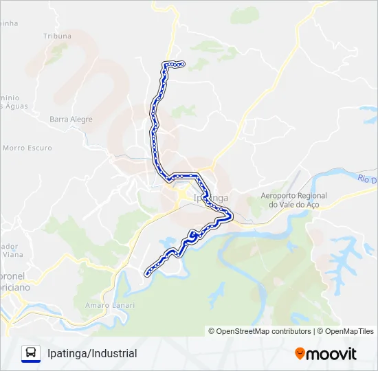 UNIVALE 3021-2 Bus Line Map