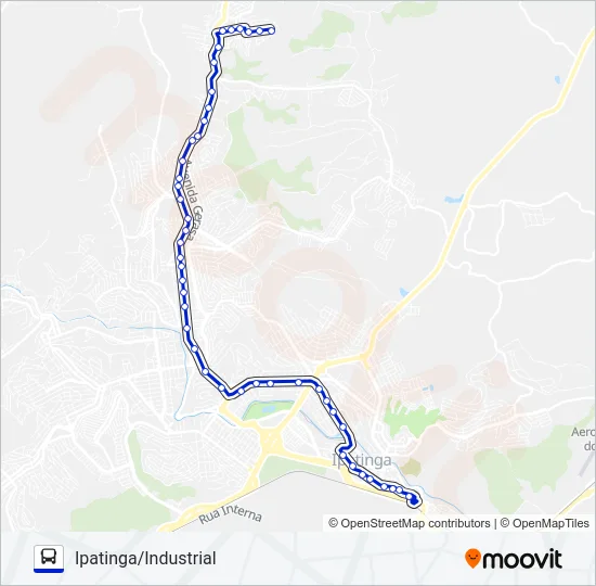 UNIVALE 3021-2 Bus Line Map