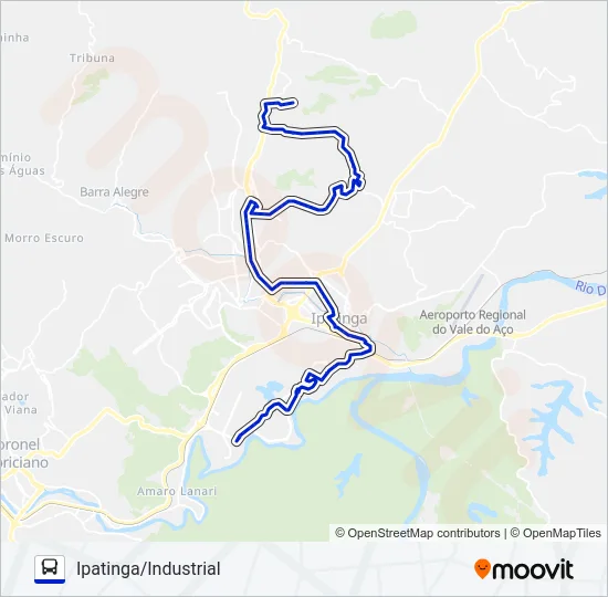 UNIVALE 3021-2 Bus Line Map
