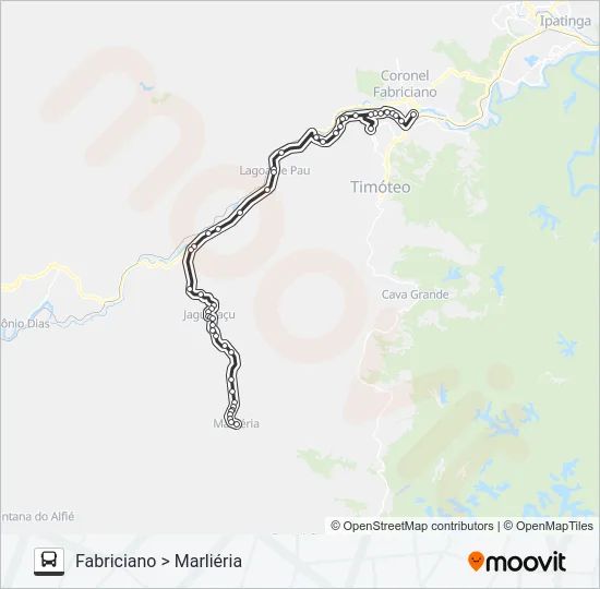 MARLI 3101 Bus Line Map