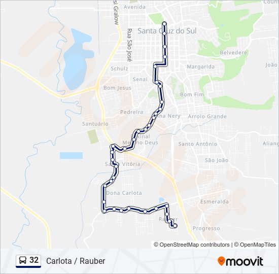 32 bus Line Map