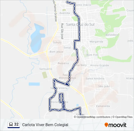 32 Bus Line Map