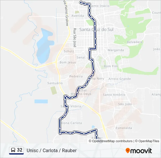 32 Bus Line Map