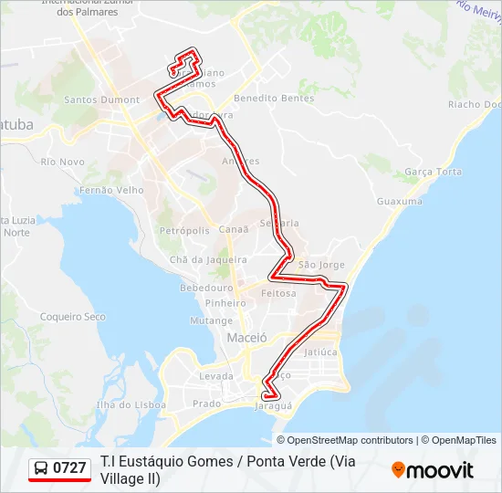 0727 Bus Line Map