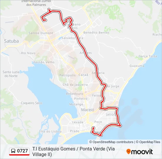 0727 Bus Line Map