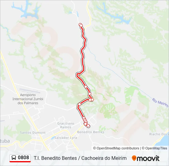 0808 Bus Line Map
