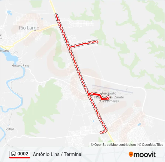 0002 Bus Line Map