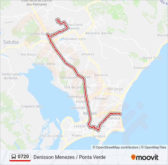 0720 Bus Line Map