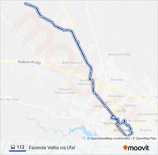 112 Bus Line Map
