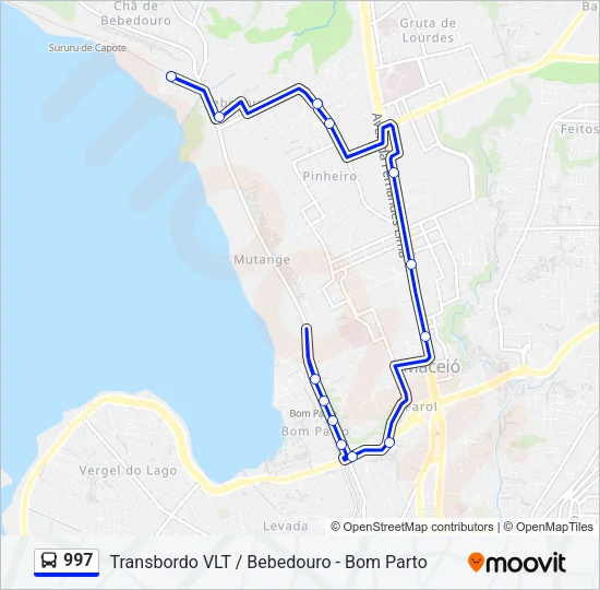 997 Bus Line Map