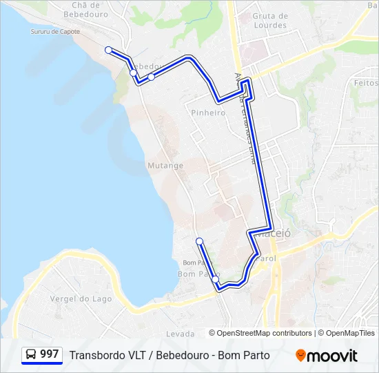 997 Bus Line Map