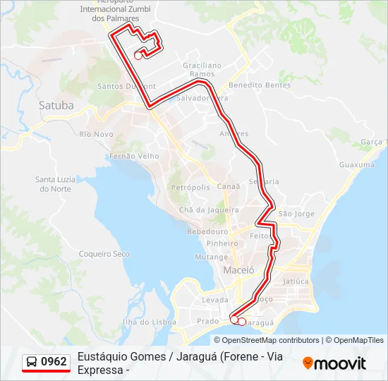 0962 Bus Line Map