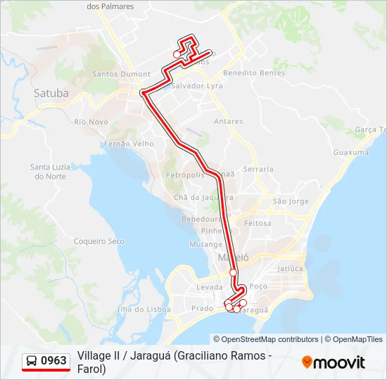 0963 Bus Line Map