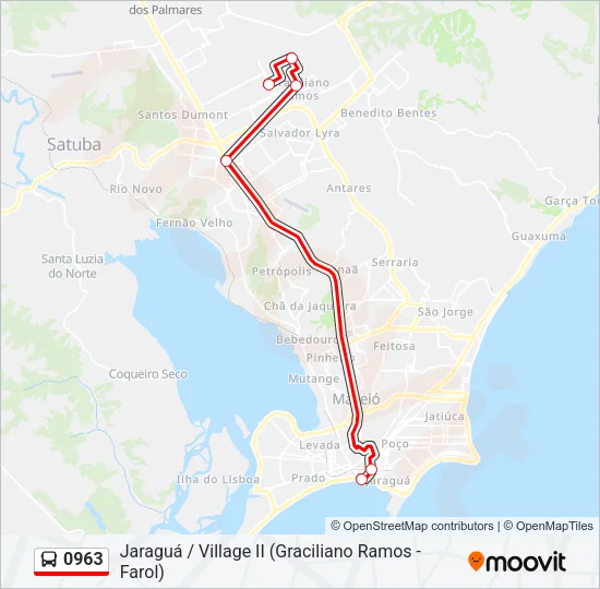 0963 Bus Line Map