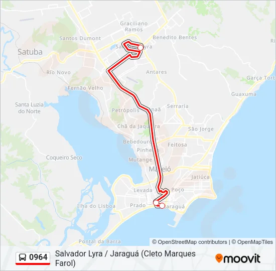 0964 Bus Line Map