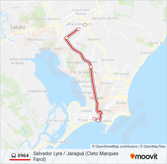 0964 Bus Line Map
