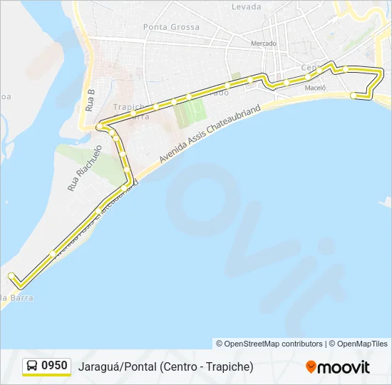 0950 Bus Line Map