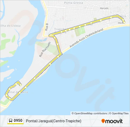 0950 Bus Line Map