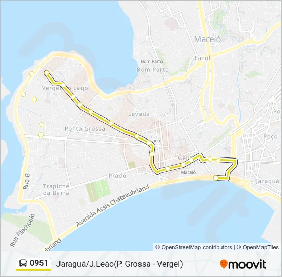 0951 Bus Line Map