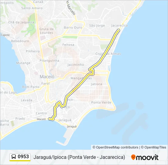 0953 Bus Line Map