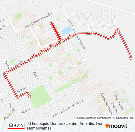 4015 Bus Line Map
