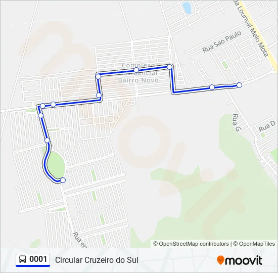 0001 Bus Line Map