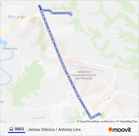 0003 Bus Line Map