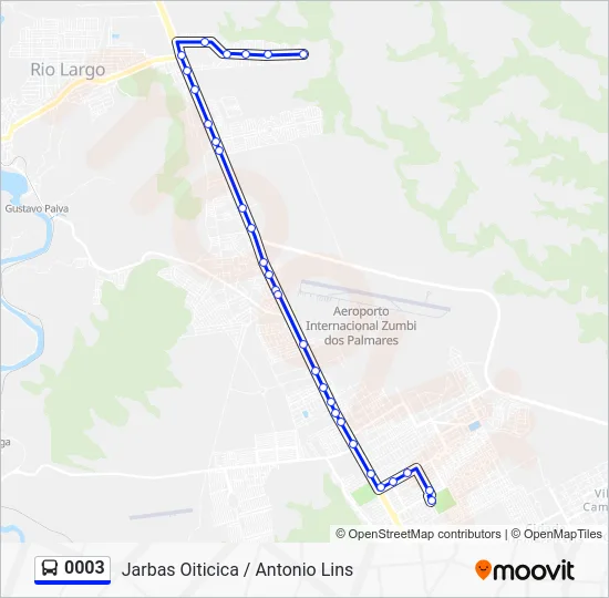 0003 Bus Line Map