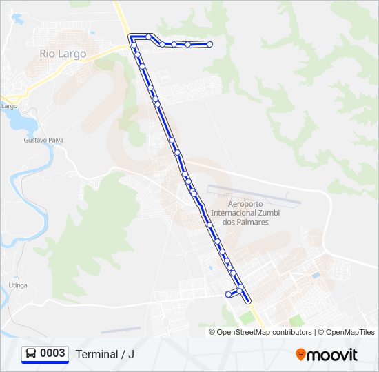 0003 Bus Line Map