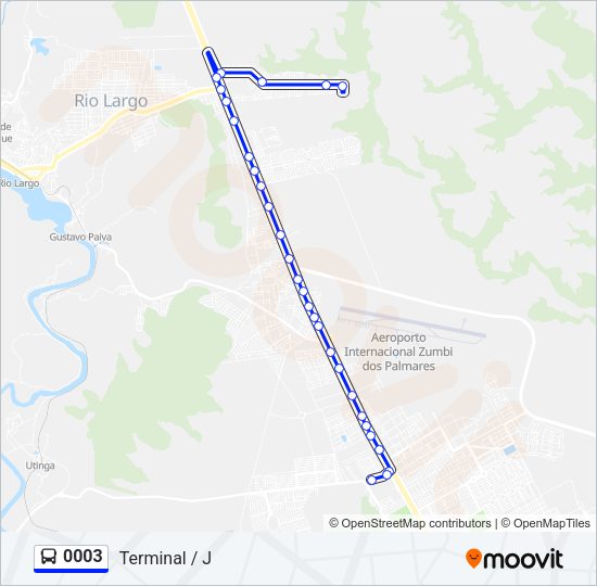 0003 Bus Line Map