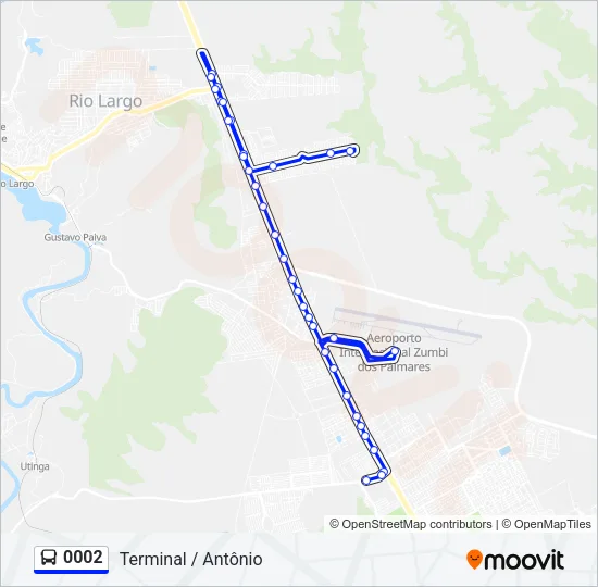0002 Bus Line Map