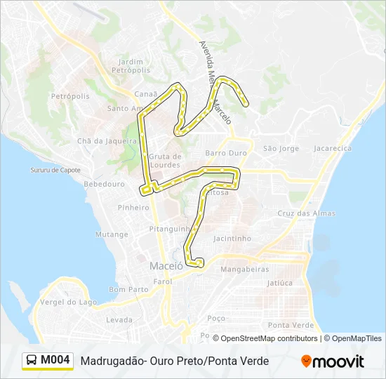 M004 Bus Line Map