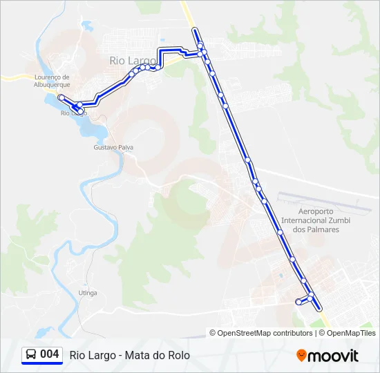 004 Bus Line Map