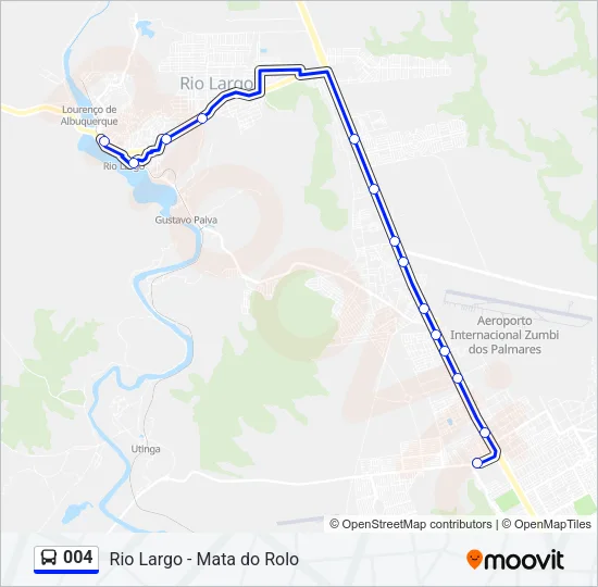 004 Bus Line Map