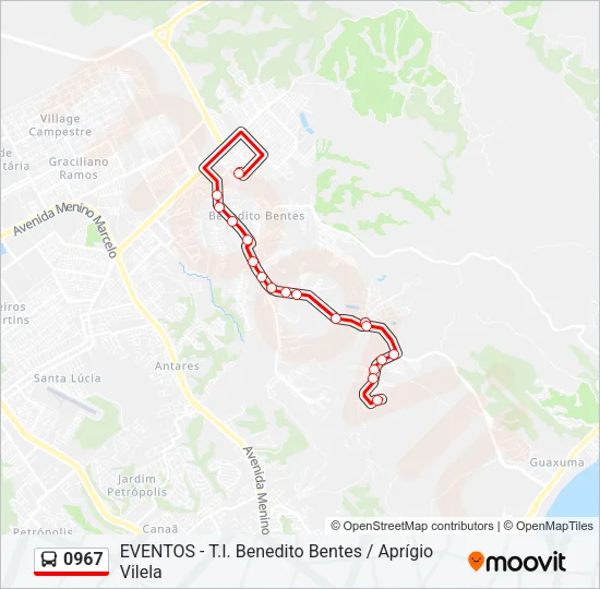 0967 Bus Line Map