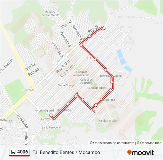 4006 Bus Line Map