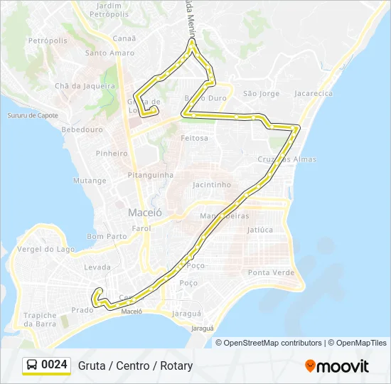 0024 Bus Line Map