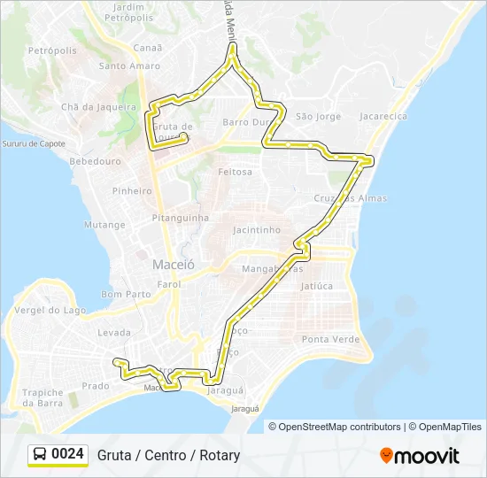 0024 Bus Line Map