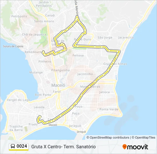 0024 Bus Line Map